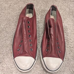 Converse John Varvatos Leather Sneakers Distressed Unisex Size M12